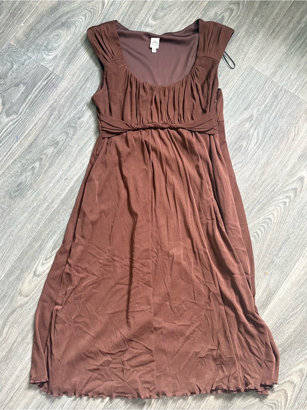 Y2K Chocolate brown babydoll dress- Signature by Sangria